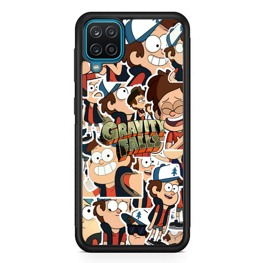 Gravity Falls Smile Collage from Dipper Samsung Galaxy A12 Case