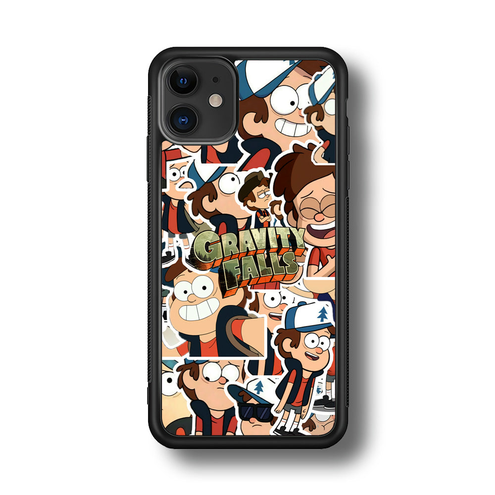 Gravity Falls Smile Collage from Dipper iPhone 11 Case