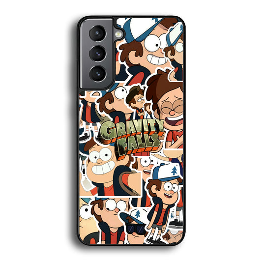 Gravity Falls Smile Collage from Dipper Samsung Galaxy S21 Plus Case - Carneyforia