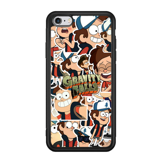 Gravity Falls Smile Collage from Dipper iPhone 6 Plus | 6s Plus Case