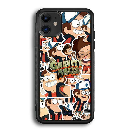 Gravity Falls Smile Collage from Dipper iPhone 12 Case