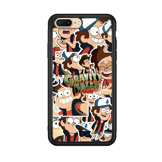 Gravity Falls Smile Collage from Dipper iPhone 8 Plus Case