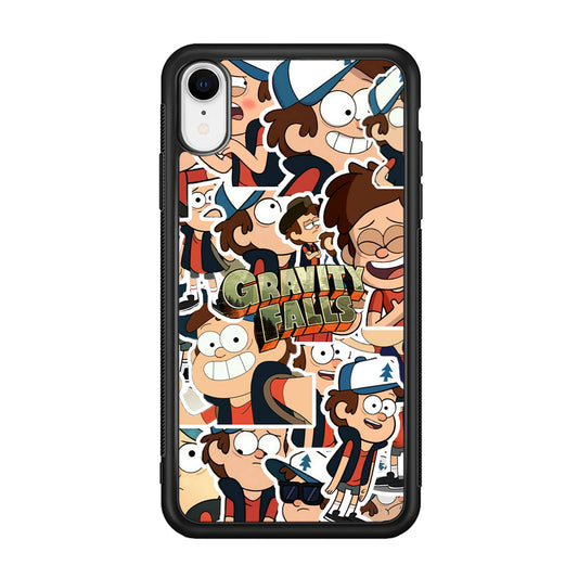 Gravity Falls Smile Collage from Dipper iPhone XR Case