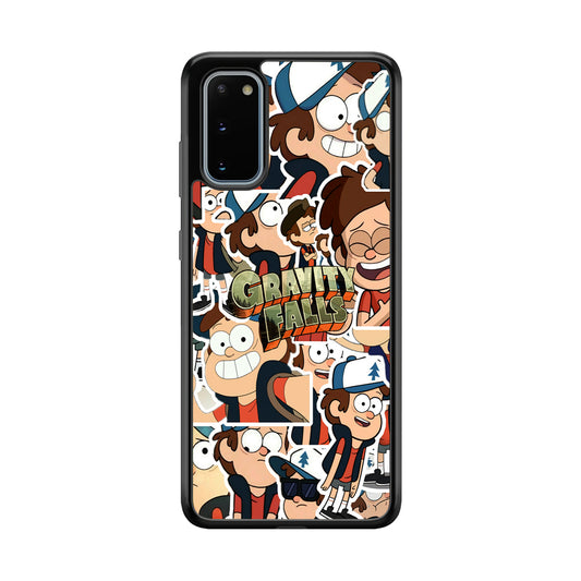 Gravity Falls Smile Collage from Dipper Samsung Galaxy S20 Case