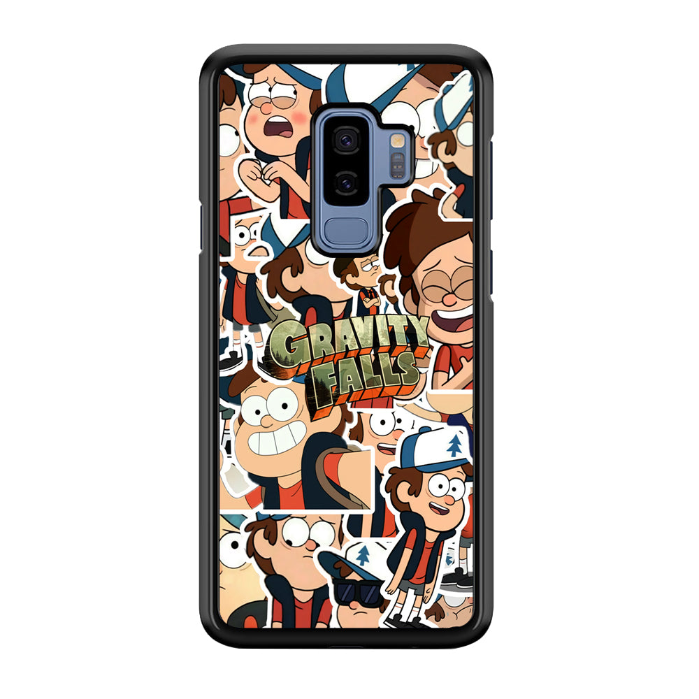 Gravity Falls Smile Collage from Dipper Samsung Galaxy S9 Plus Case