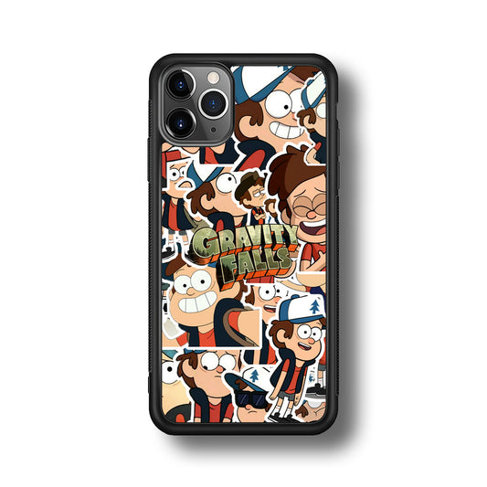 Gravity Falls Smile Collage from Dipper iPhone 11 Pro Max Case