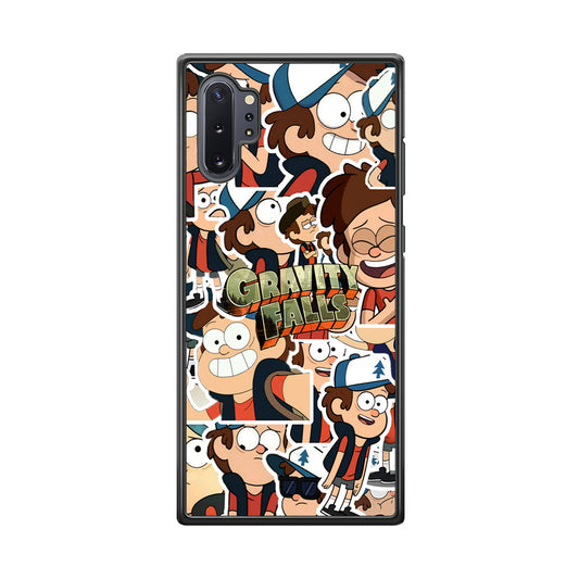 Gravity Falls Smile Collage from Dipper Samsung Galaxy Note 10 Plus Case