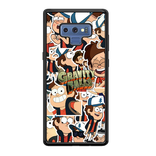 Gravity Falls Smile Collage from Dipper Samsung Galaxy Note 9 Case