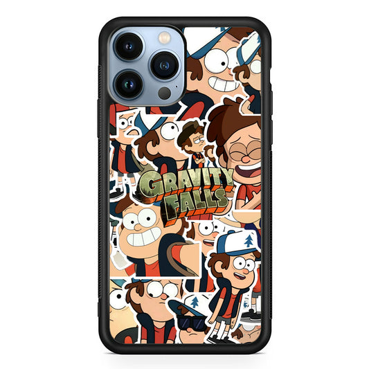 Gravity Falls Smile Collage from Dipper iPhone 13 Pro Max Case