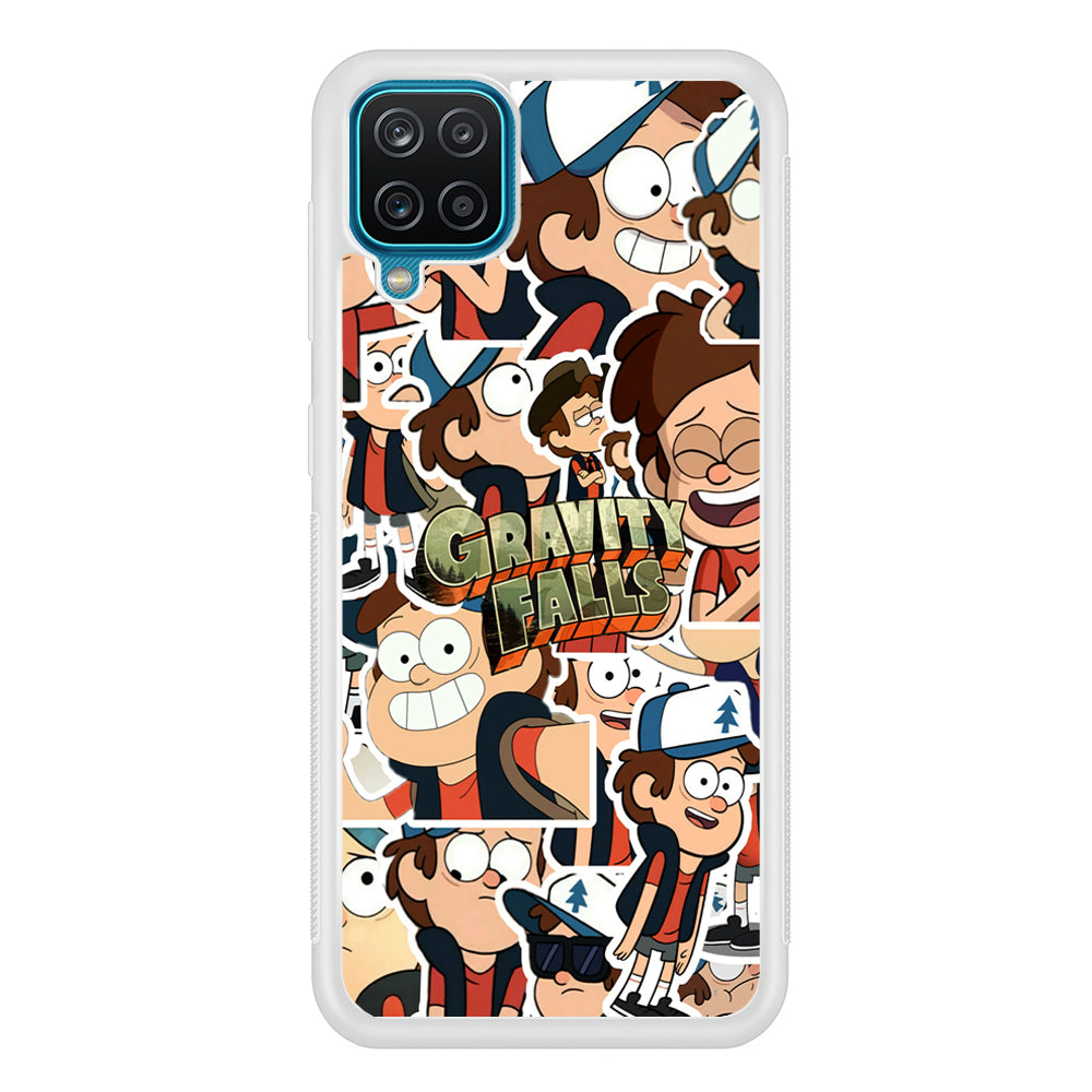 Gravity Falls Smile Collage from Dipper Samsung Galaxy A12 Case