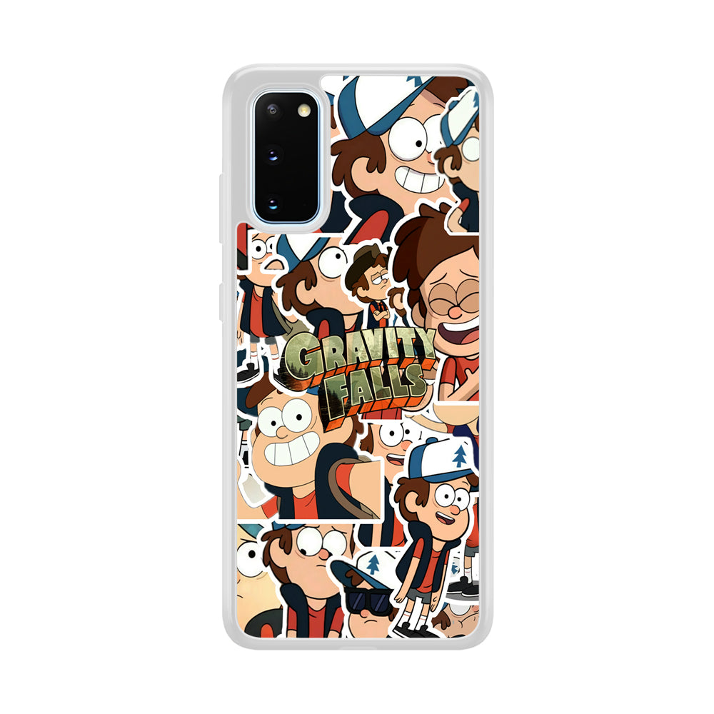 Gravity Falls Smile Collage from Dipper Samsung Galaxy S20 Case