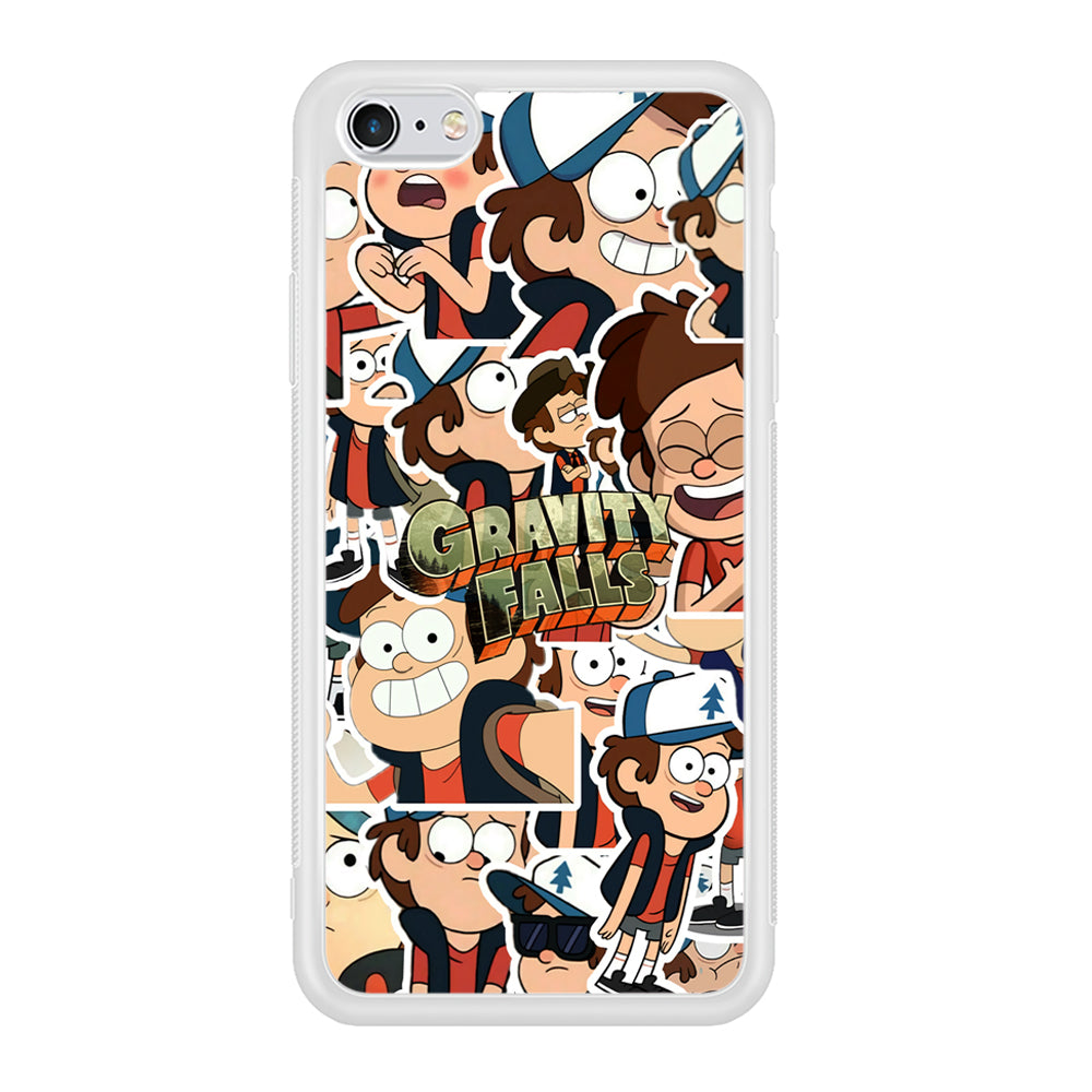 Gravity Falls Smile Collage from Dipper iPhone 6 Plus | 6s Plus Case