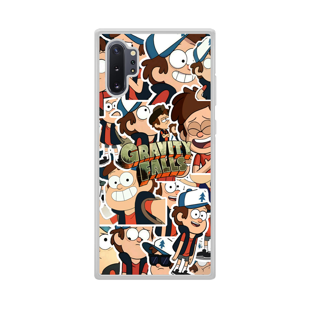 Gravity Falls Smile Collage from Dipper Samsung Galaxy Note 10 Plus Case