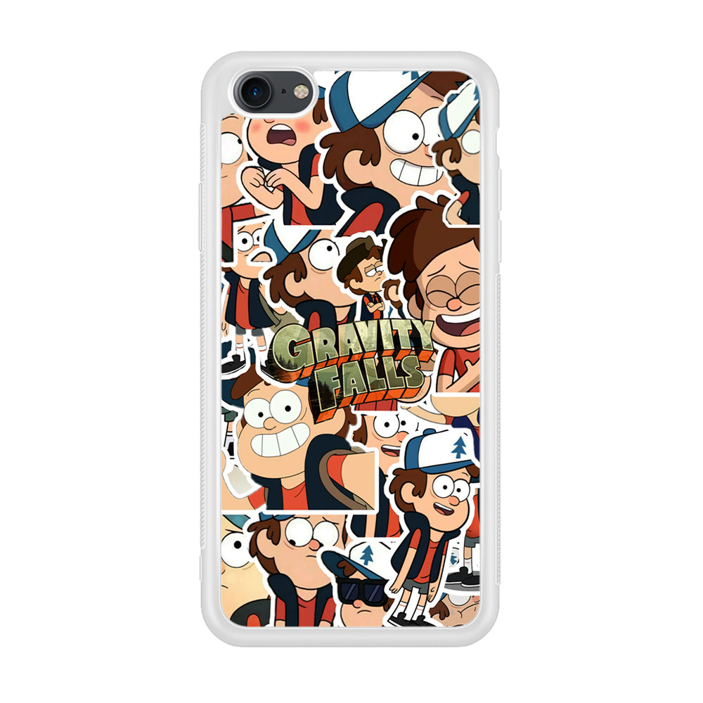 Gravity Falls Smile Collage from Dipper iPhone 8 Case