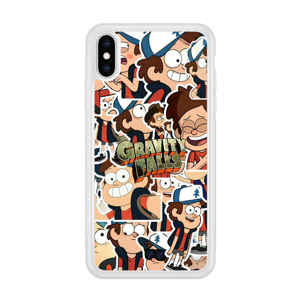 Gravity Falls Smile Collage from Dipper iPhone X Case