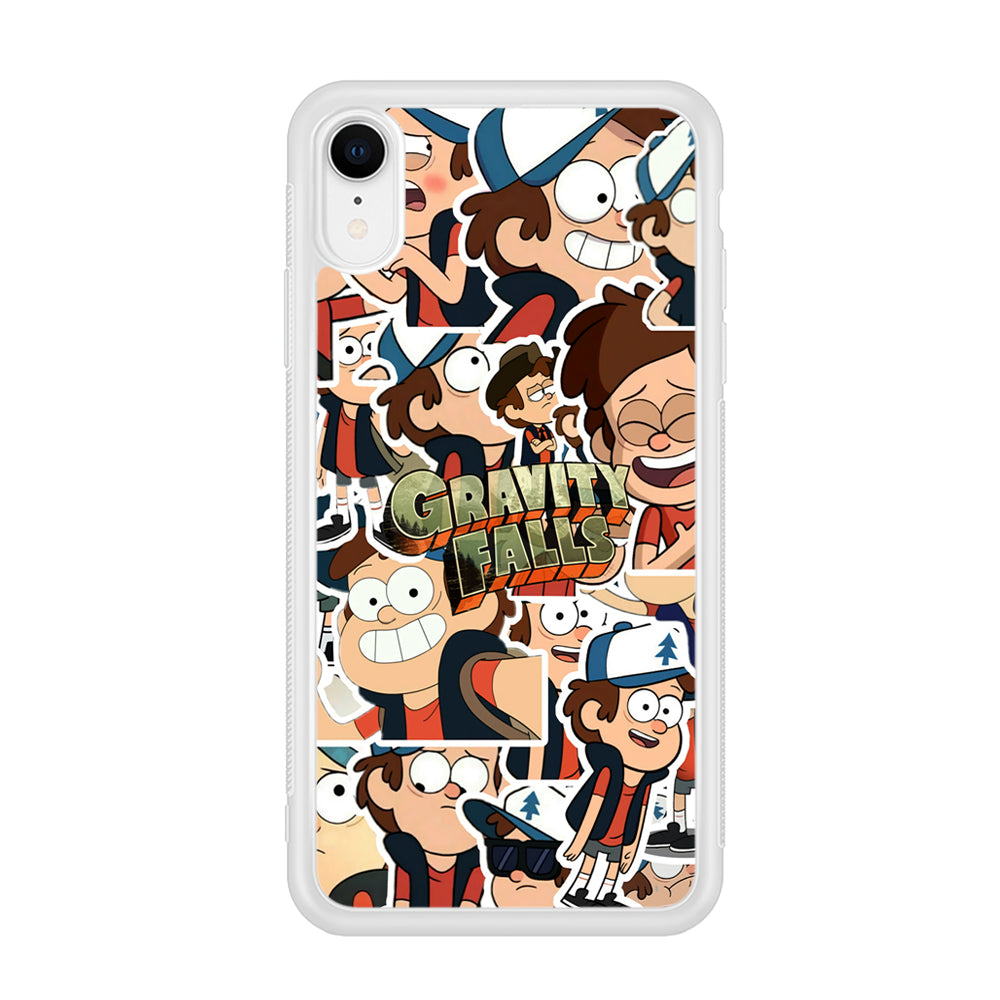 Gravity Falls Smile Collage from Dipper iPhone XR Case