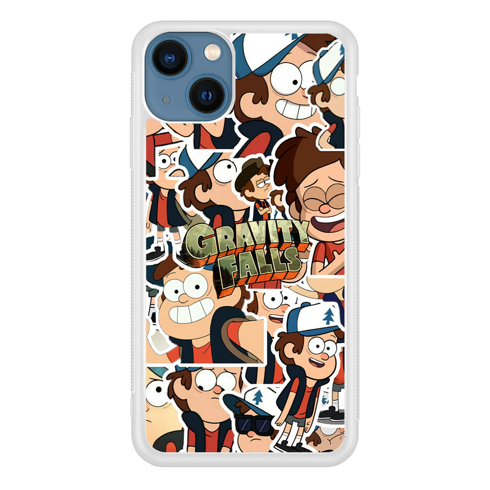 Gravity Falls Smile Collage from Dipper iPhone 13 Case