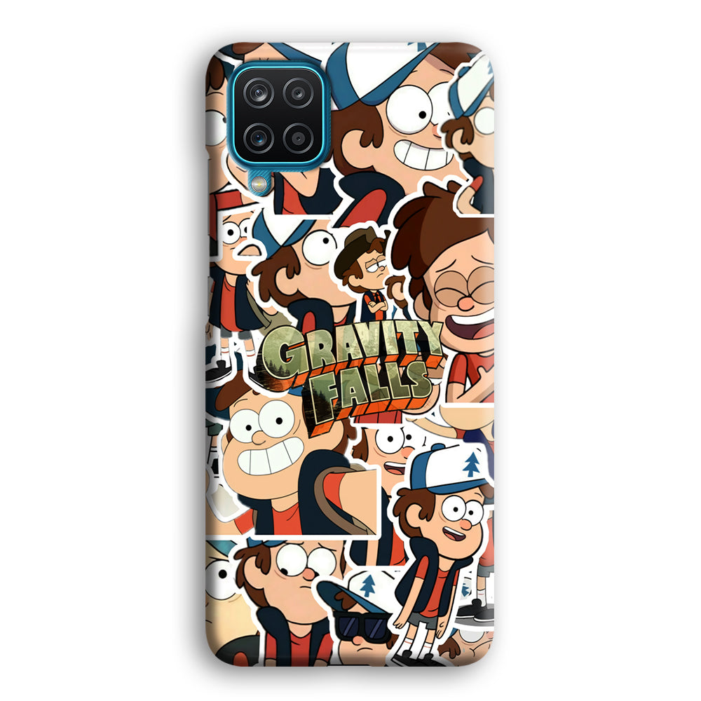 Gravity Falls Smile Collage from Dipper Samsung Galaxy A12 Case