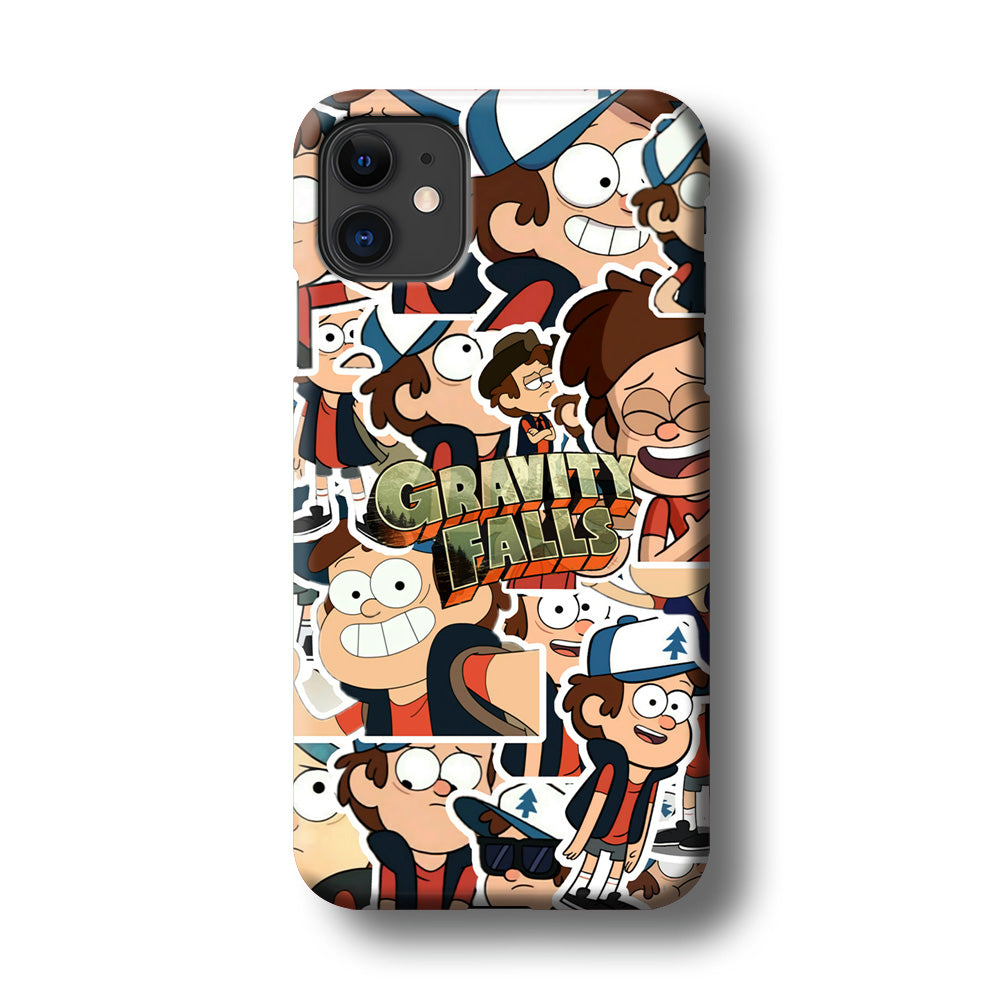 Gravity Falls Smile Collage from Dipper iPhone 11 Case