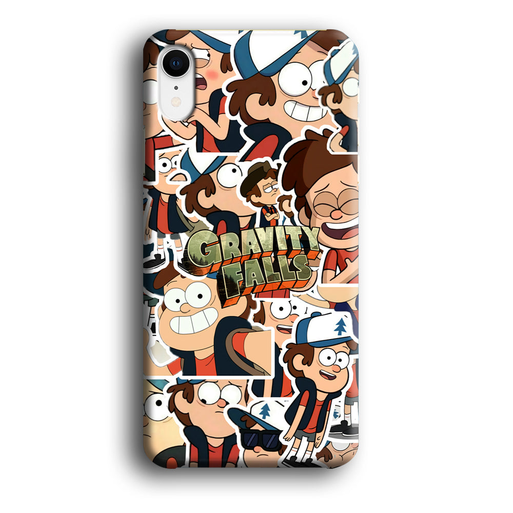 Gravity Falls Smile Collage from Dipper iPhone XR Case