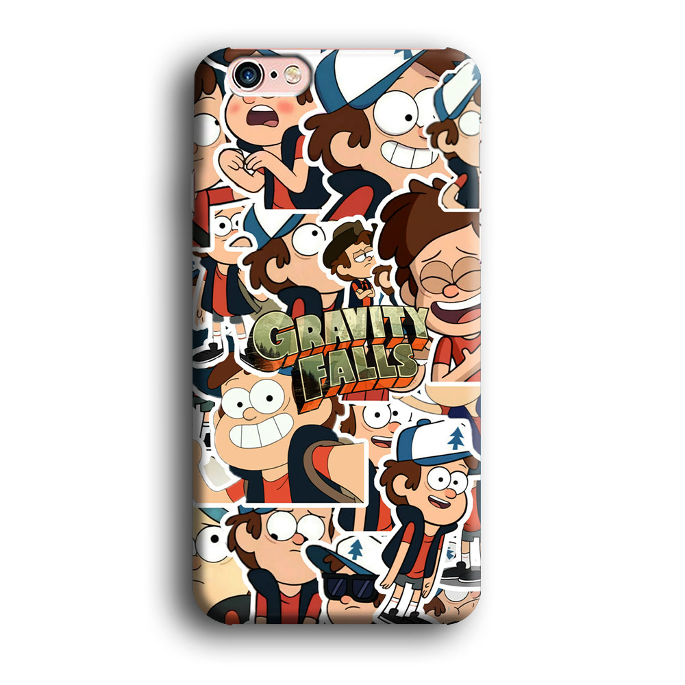 Gravity Falls Smile Collage from Dipper iPhone 6 Plus | 6s Plus Case