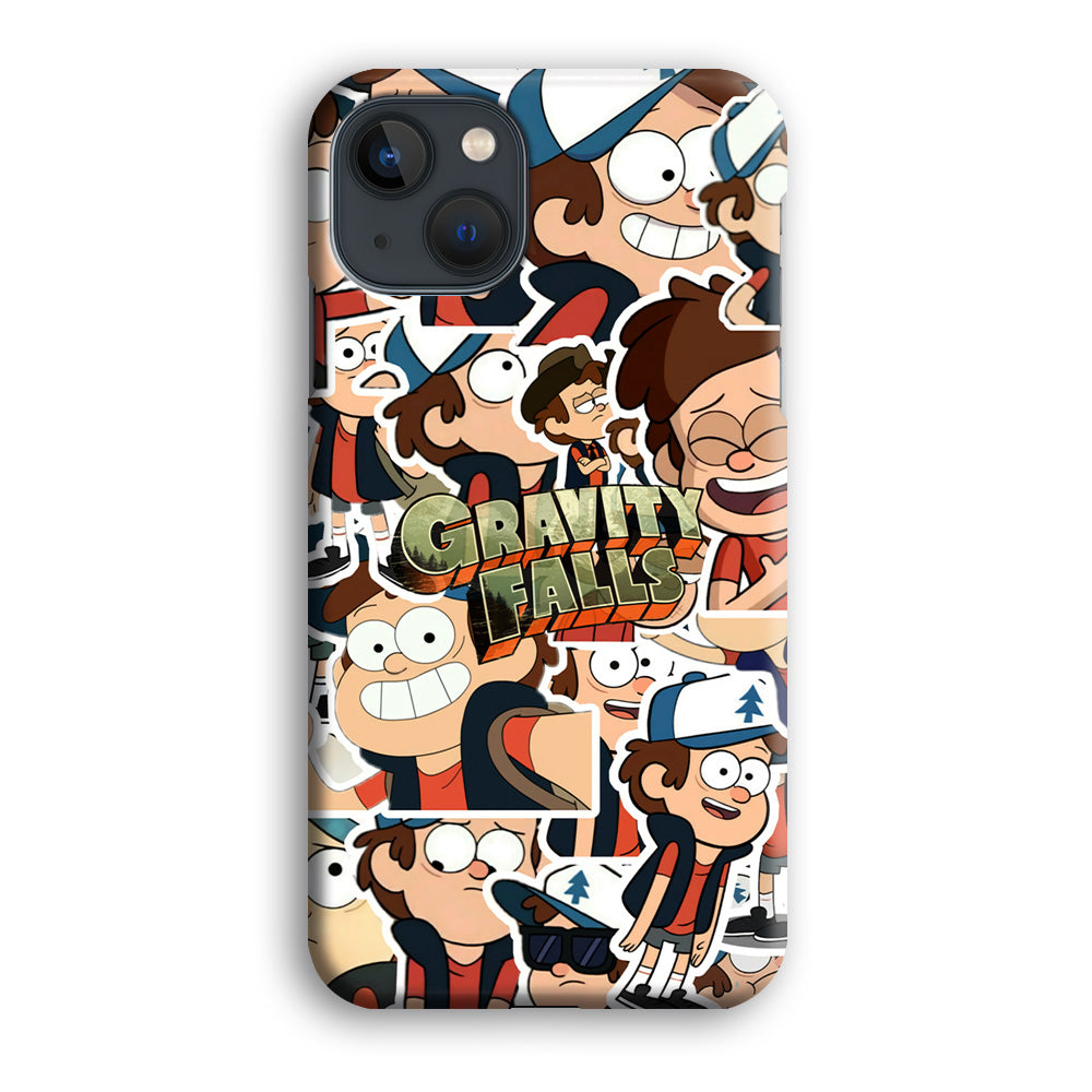 Gravity Falls Smile Collage from Dipper iPhone 13 Case