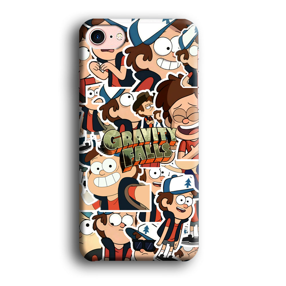 Gravity Falls Smile Collage from Dipper iPhone 8 Case