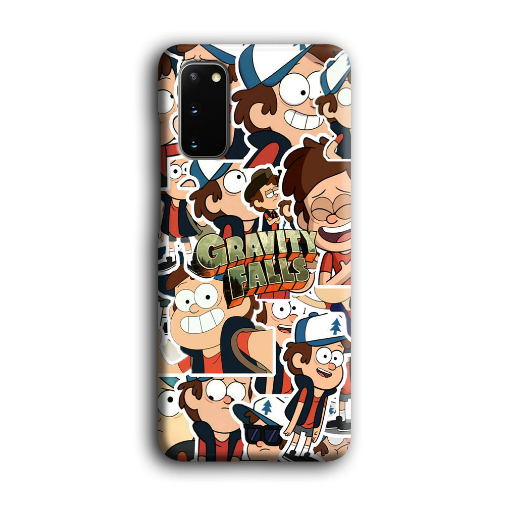 Gravity Falls Smile Collage from Dipper Samsung Galaxy S20 Case