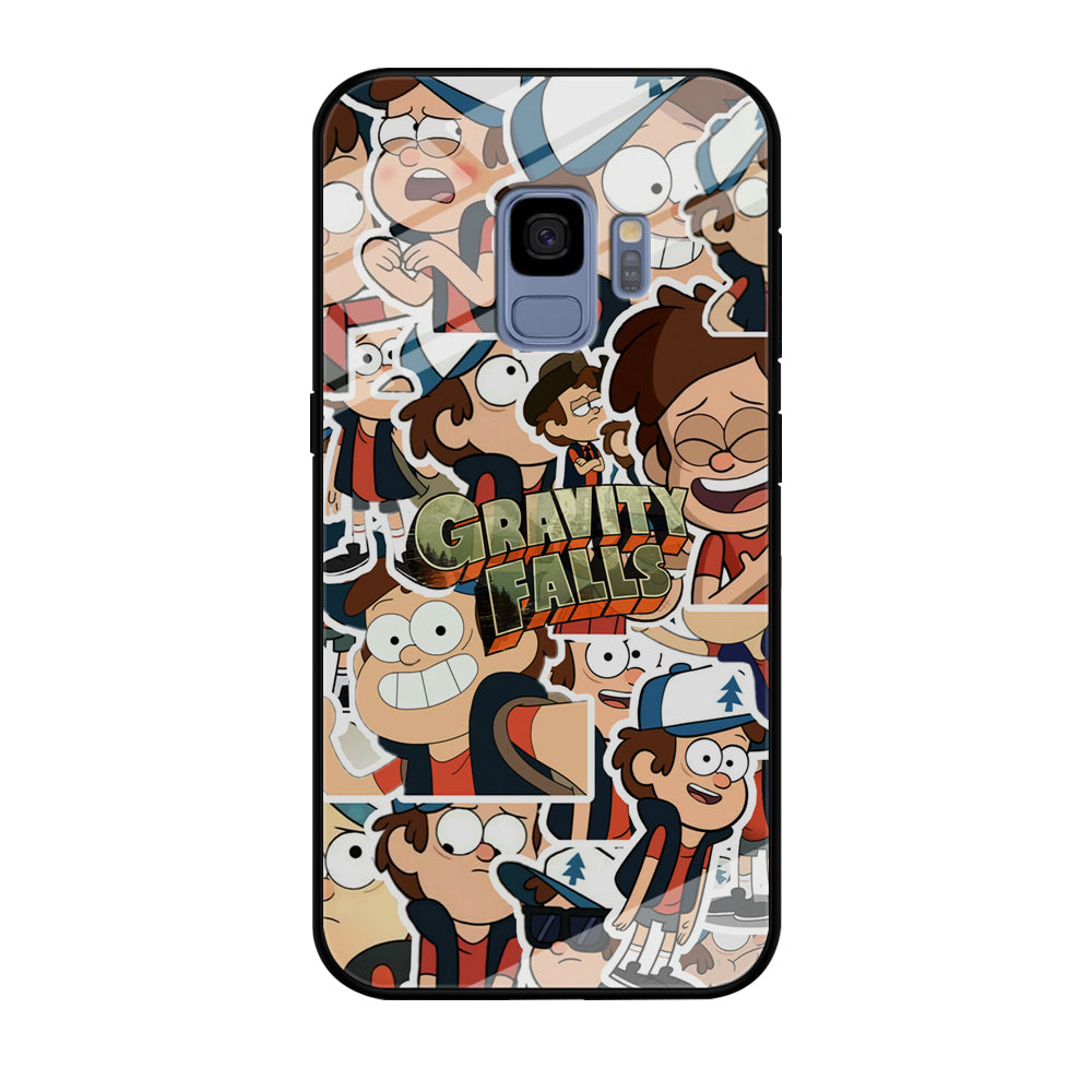Gravity Falls Smile Collage from Dipper Samsung Galaxy S9 Case