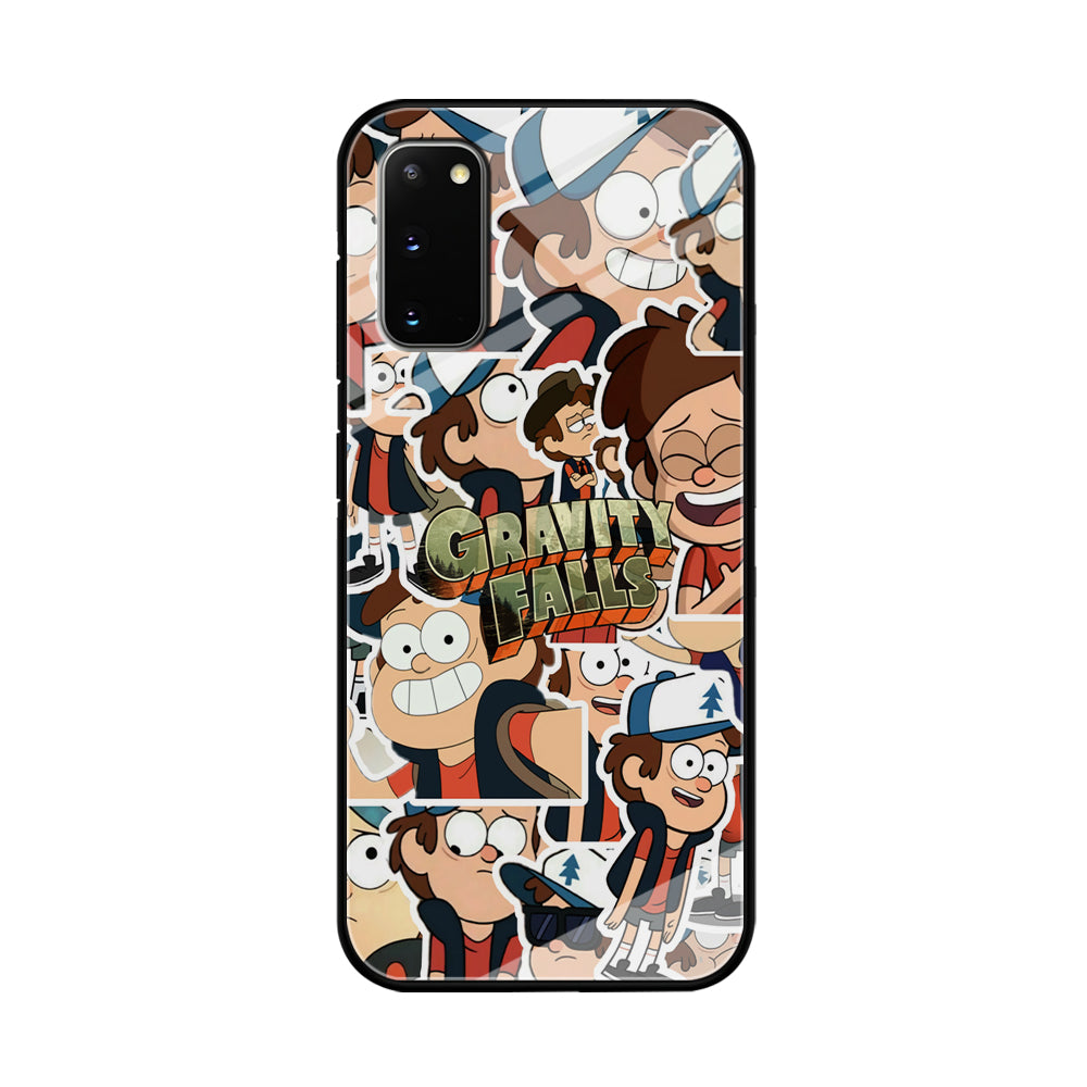 Gravity Falls Smile Collage from Dipper Samsung Galaxy S20 Case