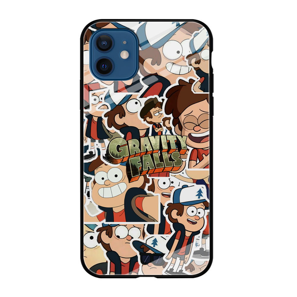 Gravity Falls Smile Collage from Dipper iPhone 12 Case