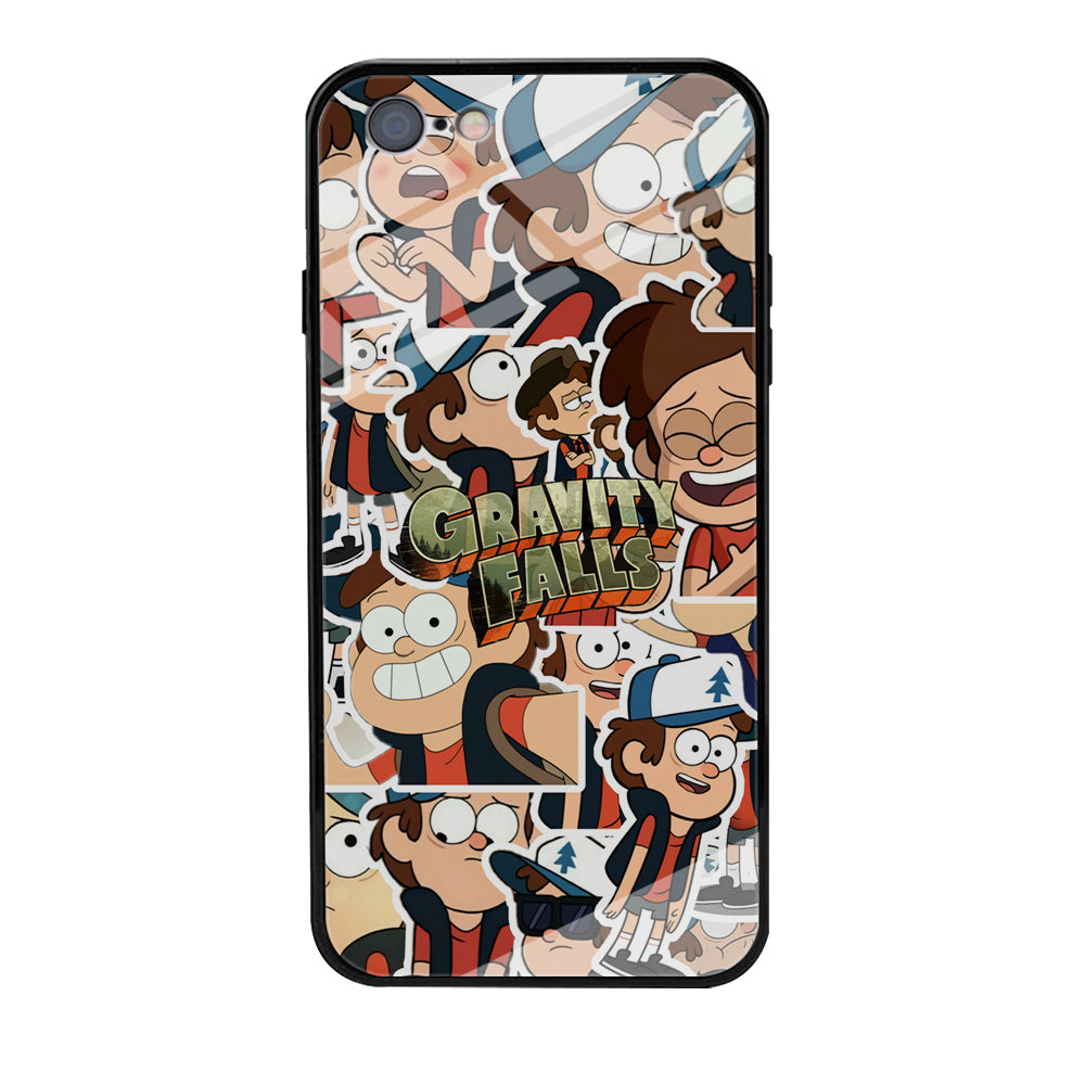 Gravity Falls Smile Collage from Dipper iPhone 6 Plus | 6s Plus Case