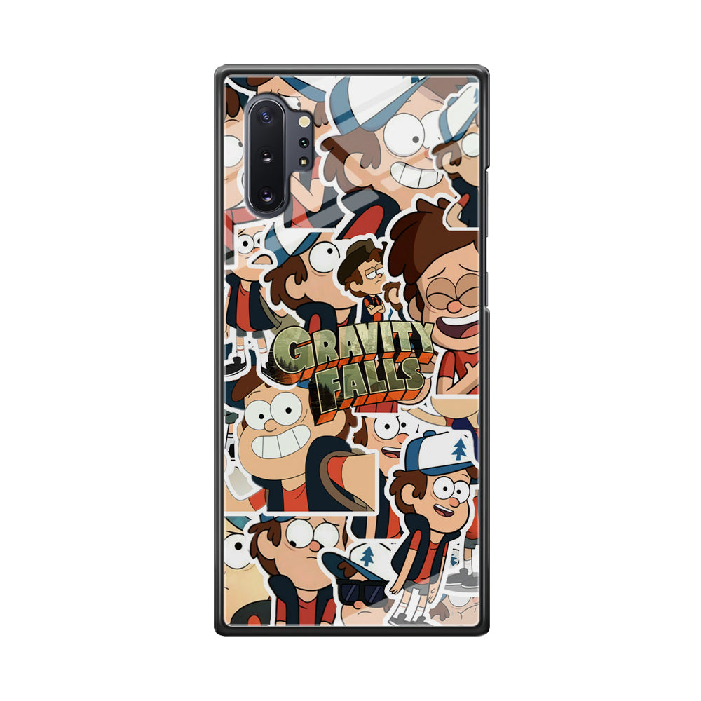 Gravity Falls Smile Collage from Dipper Samsung Galaxy Note 10 Plus Case