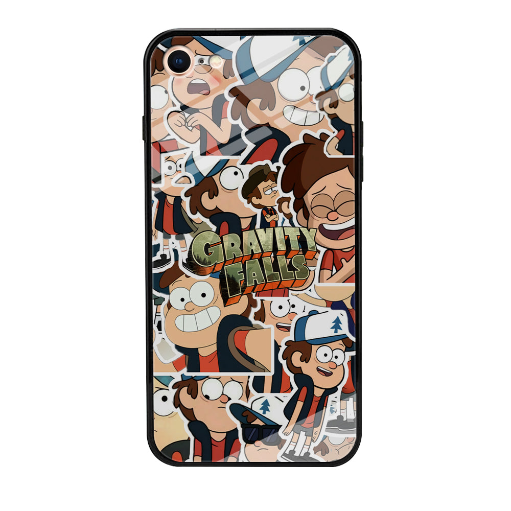 Gravity Falls Smile Collage from Dipper iPhone 8 Case