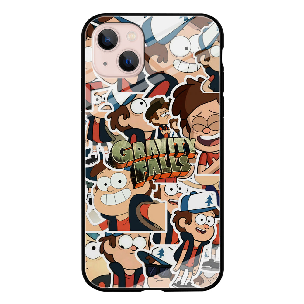 Gravity Falls Smile Collage from Dipper iPhone 13 Case