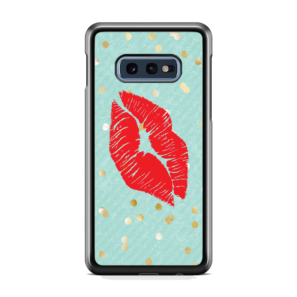 Great Red Lip Samsung Galaxy S10E Case