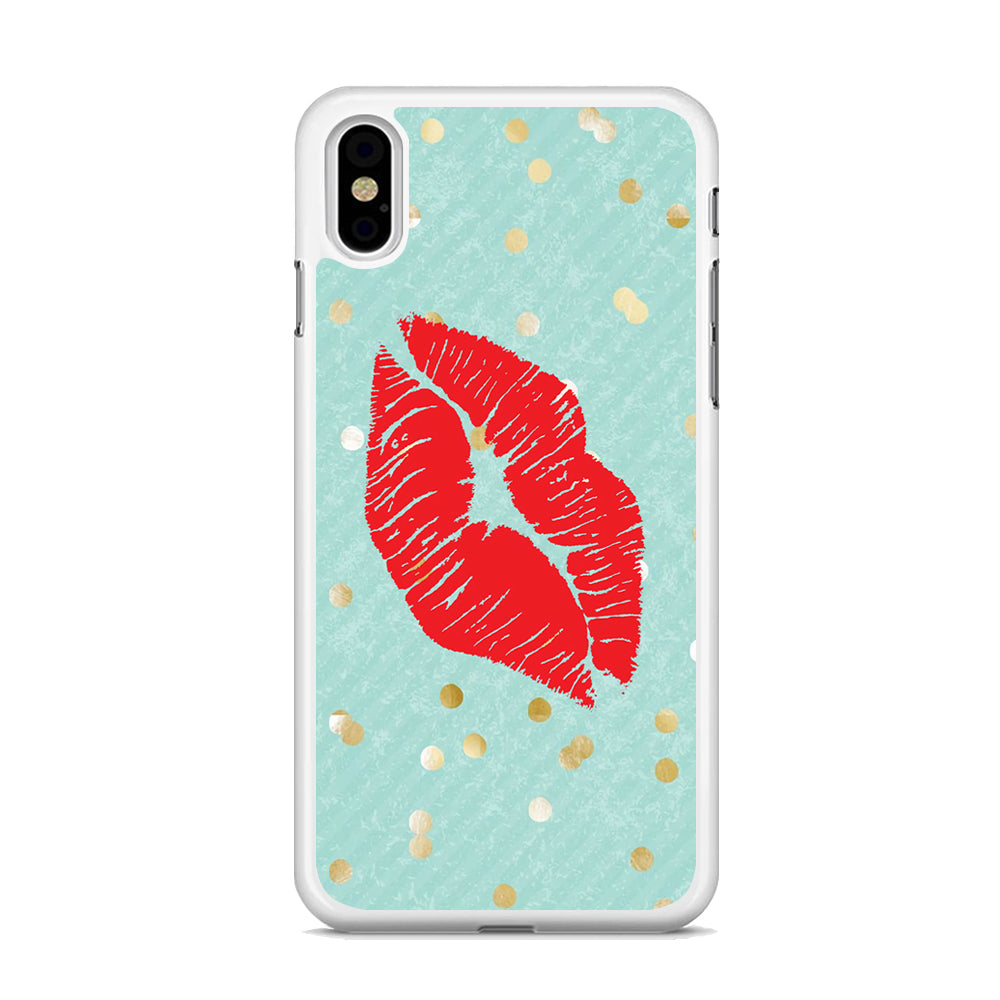 Great Red Lip iPhone X Case