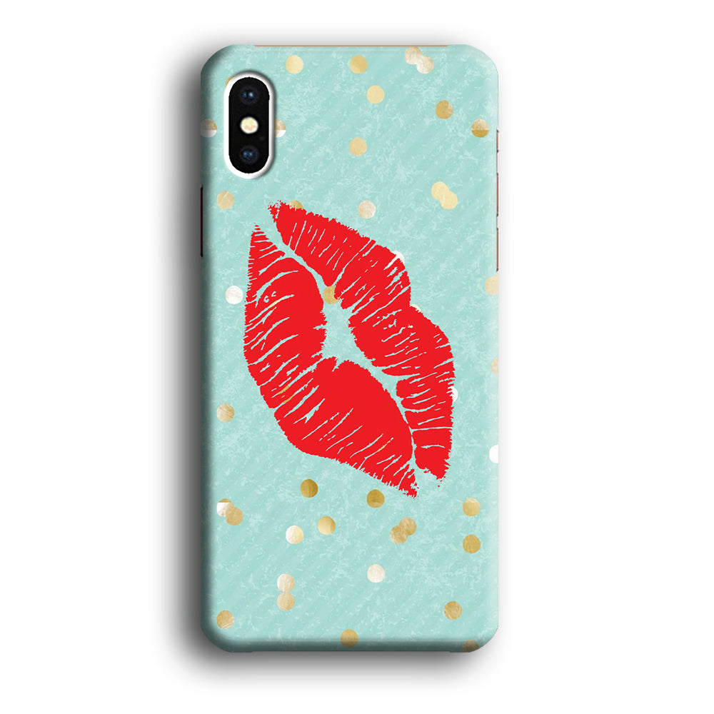 Great Red Lip iPhone X Case