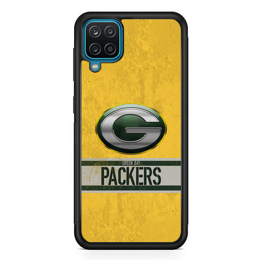 Green Bay Packers Abstract on The Wall Samsung Galaxy A12 Case