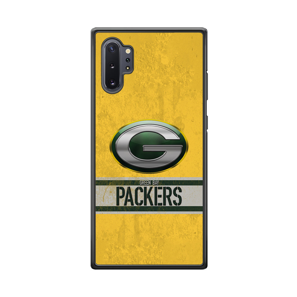 Green Bay Packers Abstract on The Wall Samsung Galaxy Note 10 Plus Case