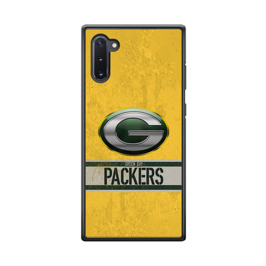 Green Bay Packers Abstract on The Wall Samsung Galaxy Note 10 Case