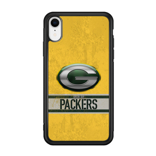 Green Bay Packers Abstract on The Wall iPhone XR Case