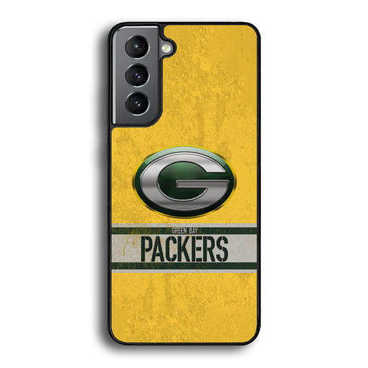 Green Bay Packers Abstract on The Wall Samsung Galaxy S21 Plus Case - Carneyforia