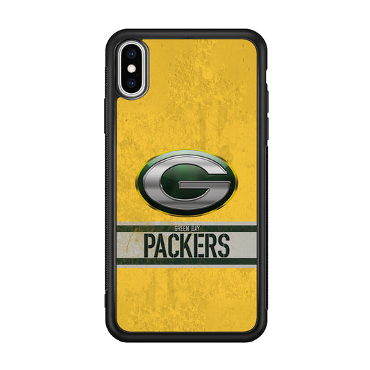 Green Bay Packers Abstract on The Wall iPhone XS Case
