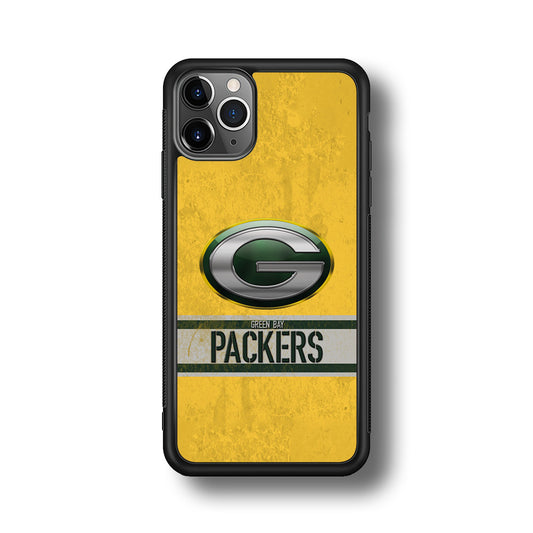 Green Bay Packers Abstract on The Wall iPhone 11 Pro Max Case
