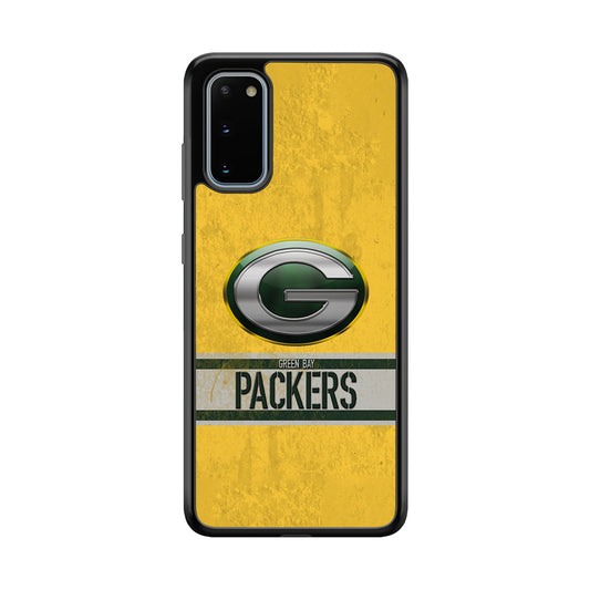 Green Bay Packers Abstract on The Wall Samsung Galaxy S20 Case