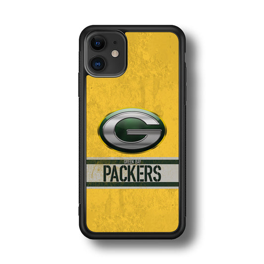 Green Bay Packers Abstract on The Wall iPhone 11 Case