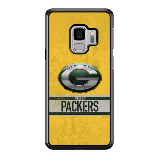 Green Bay Packers Abstract on The Wall Samsung Galaxy S9 Case