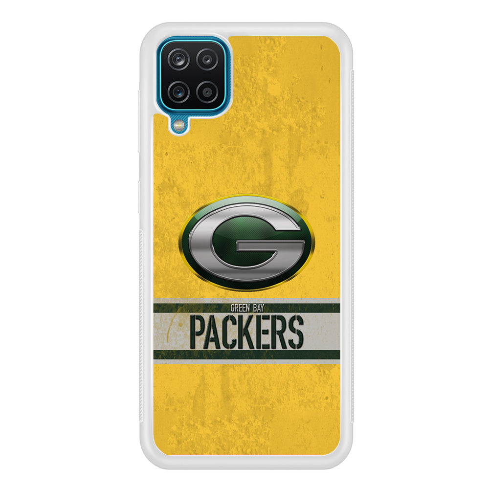 Green Bay Packers Abstract on The Wall Samsung Galaxy A12 Case