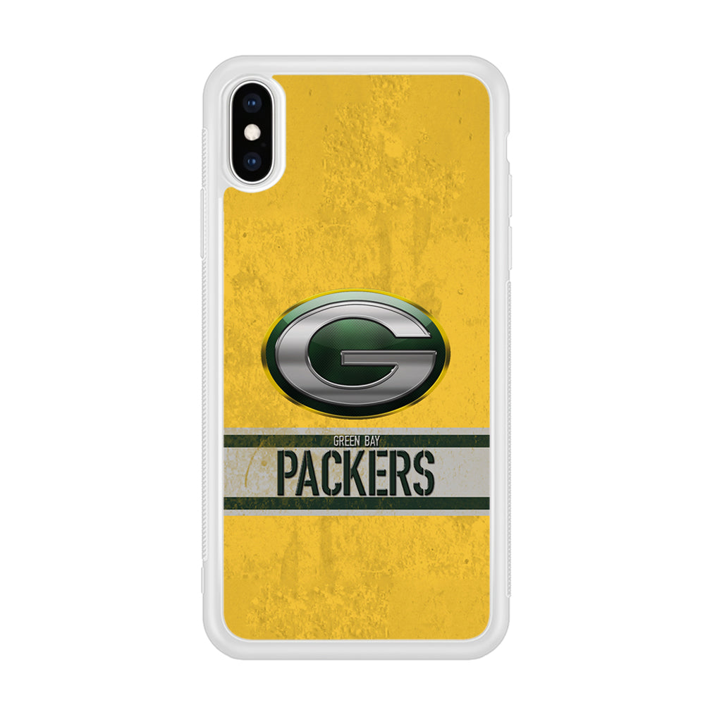 Green Bay Packers Abstract on The Wall iPhone X Case